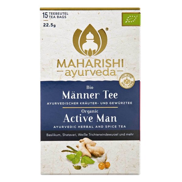 Männer Tee "Active Man" Maharishi Bio, 15 Teebeutel