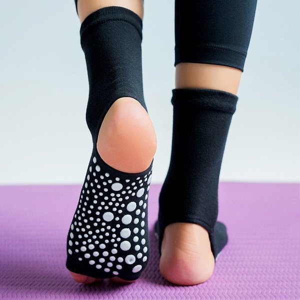 Rutschfeste Zehensocken für Yoga, Pilates und Tanz mit offenen Zehen und Grip