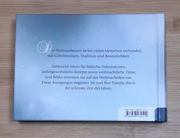 Buch: Weihnachten Dekorationen, Rezepte und Besinnliches (Deutsch) Gebundene Ausgabe