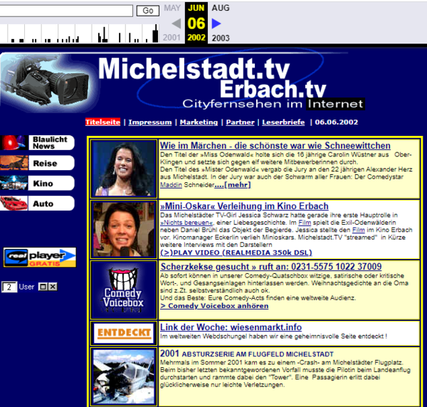 ODENWALD.TV | Domain inkl. Videoportal zu verkaufen!